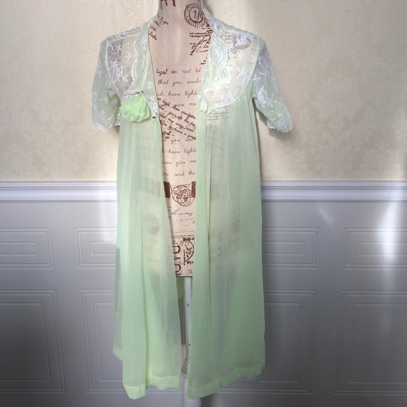Vintage 1960’s Chiffon Lace Babydoll - Picture 8 of 8